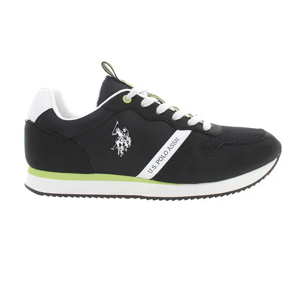 Giày Thể Thao Nam U.S. Polo Assn. NOBIL009M3TH1_NERO_BLK Màu Đen Size 40 - Giày - Vua Hàng Hiệu