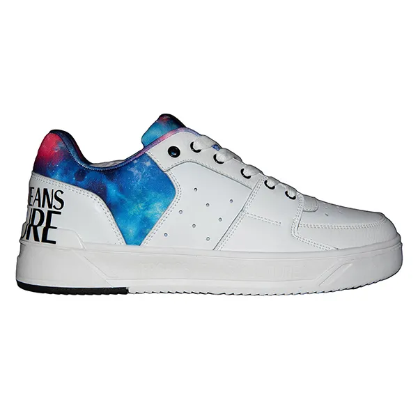 Giày Thể Thao Nam Versace Jeans Couture Galaxy Print Trainers White 73YA3SJ6 Màu Trắng Size 41 - 2