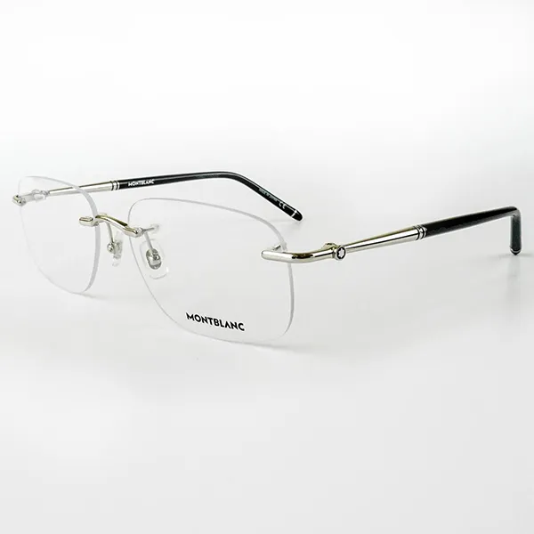 Gọng Kính Mắt Cận Nam Montblanc MB0071O-004 58 Màu Bạc Đen