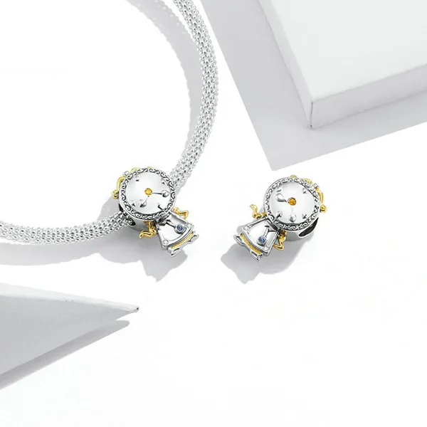 Hạt Vòng Charm Nữ Lili Jewelry Đính Đá CZ Câu Chuyện Cổ Tích Talia LILI_087443 Đồng Hồ Màu Vàng Bạc