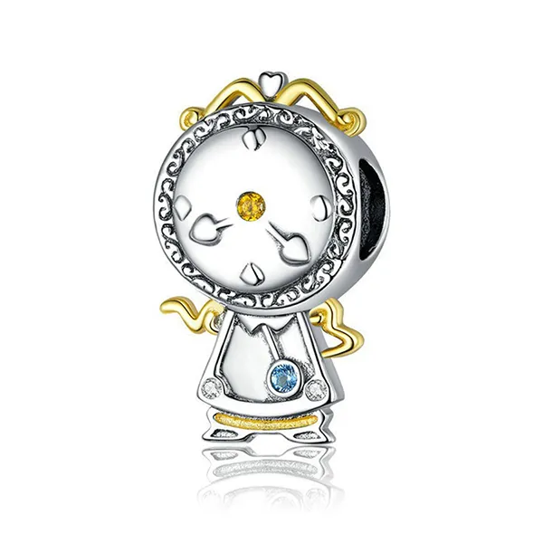 Hạt Vòng Charm Nữ Lili Jewelry Đính Đá CZ Câu Chuyện Cổ Tích Talia LILI_087443 Đồng Hồ Màu Vàng Bạc