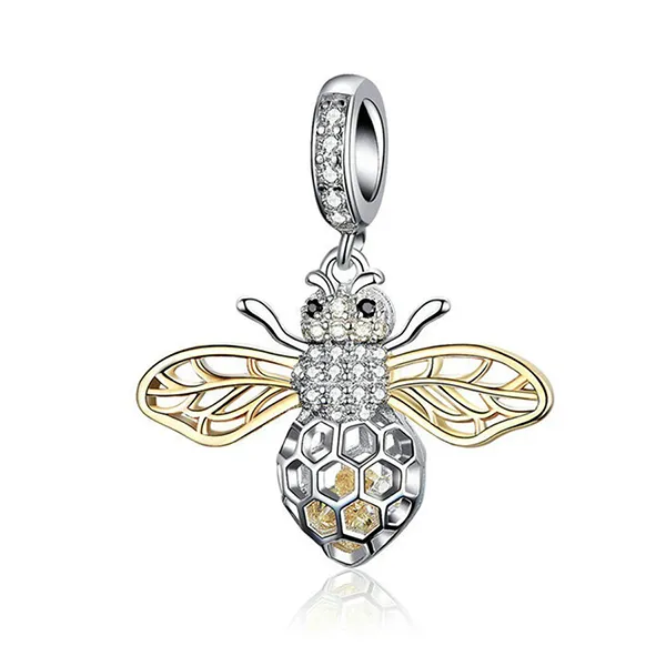 Hạt Vòng Charm Nữ Lili Jewelry Đính Đá CZ Michelle LILI_088118 12 Màu Vàng Bạc - Trang sức - Vua Hàng Hiệu