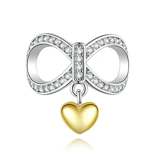 Hạt Vòng Charm Nữ Lili Jewelry Đính Đá CZ Michelle LILI_088118 13 Màu Vàng Bạc - Trang sức - Vua Hàng Hiệu