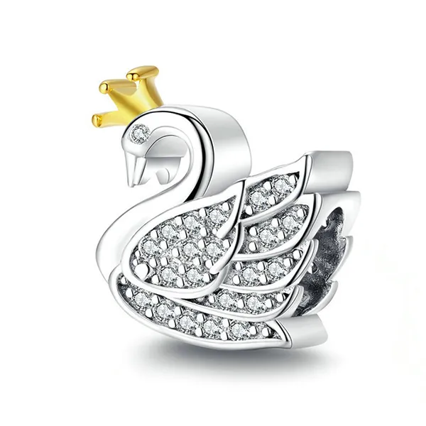 Hạt Vòng Charm Nữ Lili Jewelry Đính Đá CZ Michelle LILI_088118 3 Màu Bạc