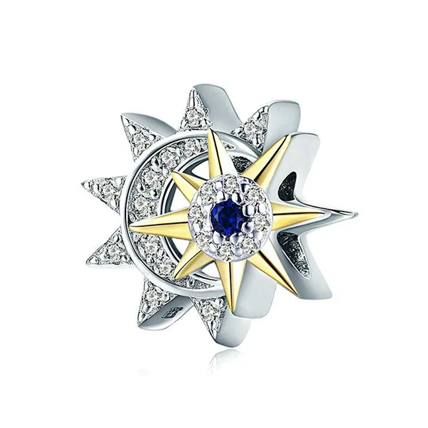 Hạt Vòng Charm Nữ Lili Jewelry Đính Đá CZ Michelle LILI_088118 15 Màu Bạc - Trang sức - Vua Hàng Hiệu