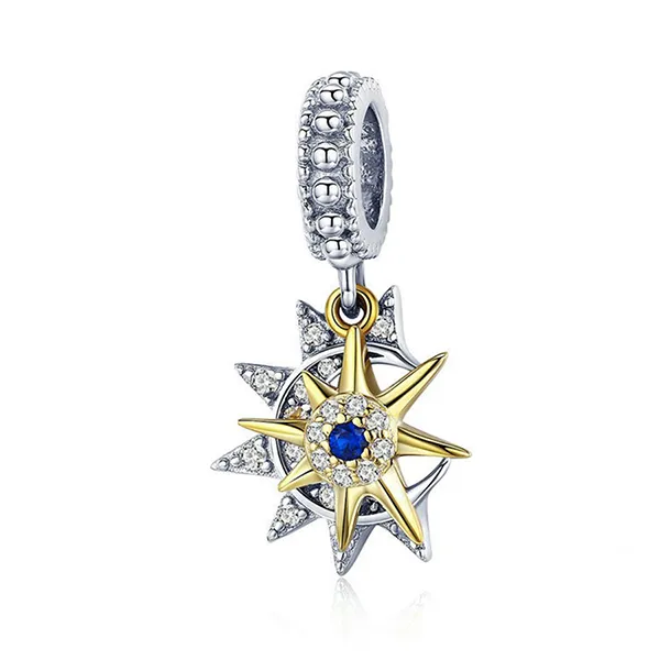 Hạt Vòng Charm Nữ Lili Jewelry Đính Đá CZ Michelle LILI_088118 9 Màu Vàng Bạc