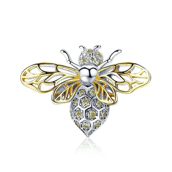 Hạt Vòng Charm Nữ Lili Jewelry Đính Đá CZ Michelle LILI_088118 1 Màu Vàng Phối Bạc