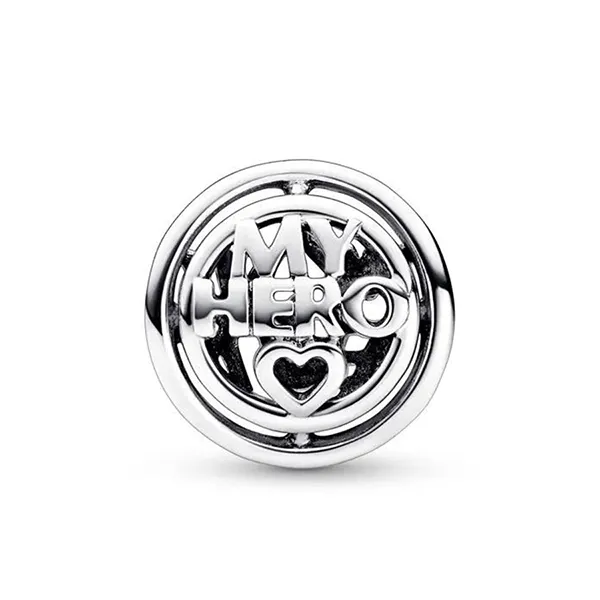 Hạt Vòng Charm Pandora Mum Hero Openwork 792644C00 Màu Bạc