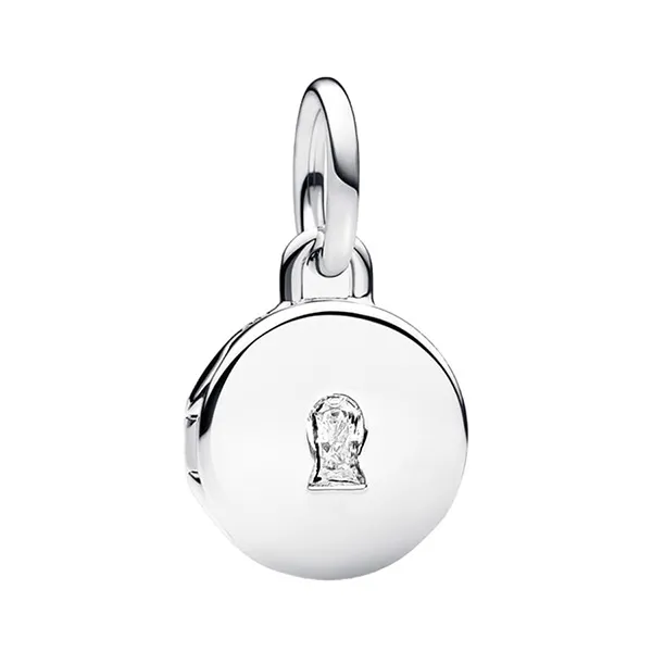 Hạt Vòng Charm Pandora Openable & Engravable Love Locket Dangle Charm 793066C01 Màu Bạc - Trang sức - Vua Hàng Hiệu