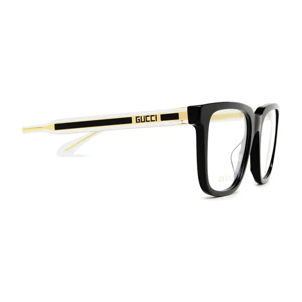 Kính Mắt Cận Gucci Eyewear Glasses Black GG0560ON-005 Màu Đen Vàng - Kính mắt - Vua Hàng Hiệu
