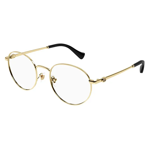 Kính Mắt Cận Nữ Gucci GG Logo GG1594O-001 Glasses Màu Vàng Gold - 3