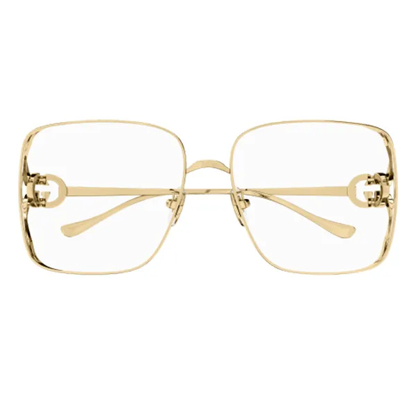 Kính Mắt Cận Nữ Gucci GG1321O 001 Gold Eyeglasses Màu Vàng Gold - 4