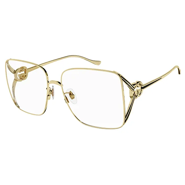 Kính Mắt Cận Nữ Gucci GG1321O 001 Gold Eyeglasses Màu Vàng Gold - 3