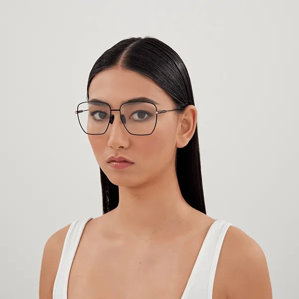 Kính Mắt Cận Nữ Gucci GG1414O 003 Shiny Black Eyeglasses Màu Đen