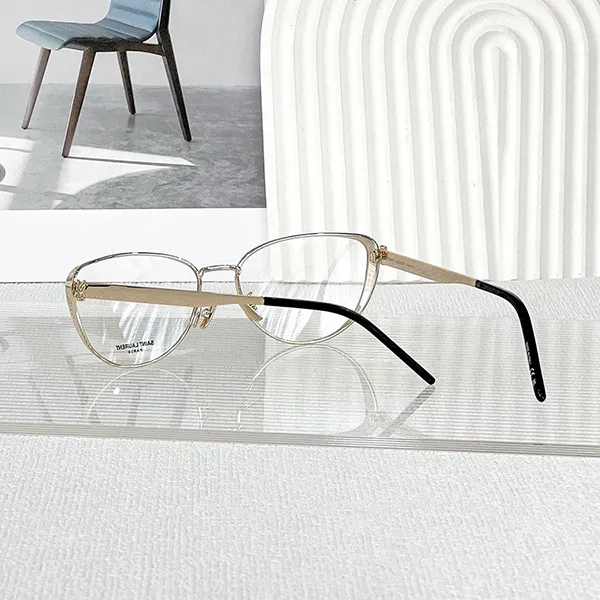 Kính Mắt Cận Nữ Yves Saint Laurent YSL Ladies Eyeglasses SLM92 Màu Vàng