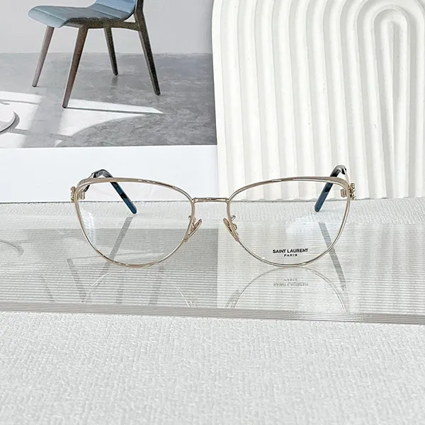 Kính Mắt Cận Nữ Yves Saint Laurent YSL Ladies Eyeglasses SLM92 Màu Vàng
