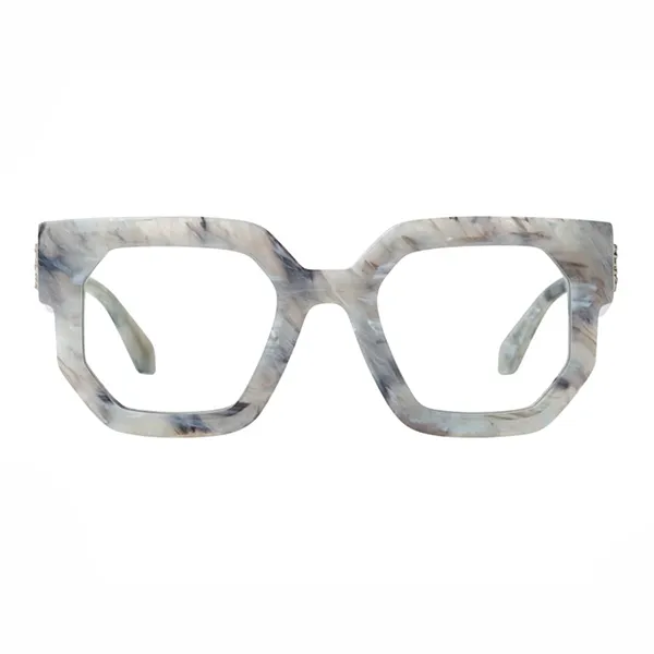 Kính Mắt Cận Off-White Optical OERJ014 0800 Màu Xám - Kính mắt - Vua Hàng Hiệu