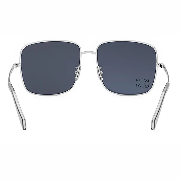 Kính Mát Unisex Celine Rhinestone Triomphe CL40284U 16V Màu Xanh Bạc - Kính mắt - Vua Hàng Hiệu