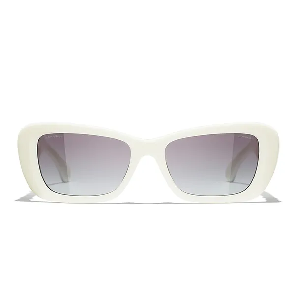 Kính Mát Chanel Rectangle Sunglasses CH5514 1255S6 Màu Trắng - Kính mắt - Vua Hàng Hiệu