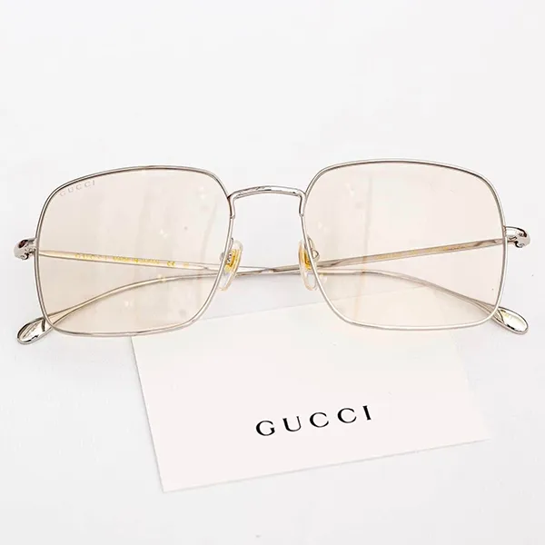 Kính Mát Gucci GG1184S 005 Silver Yellow Sunglasses Màu Bạc - Kính mắt - Vua Hàng Hiệu