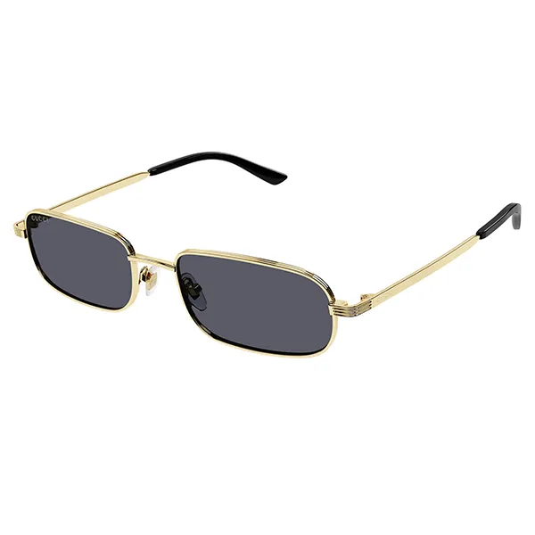 Kính Mát Gucci GG1457S 001 Sunglasses Gold Grey Màu Vàng Xám - Kính mắt - Vua Hàng Hiệu