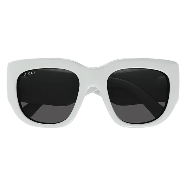 Kính Mát Gucci GG1545S 003 Shiny Grey Sunglasses Màu Xám - 3