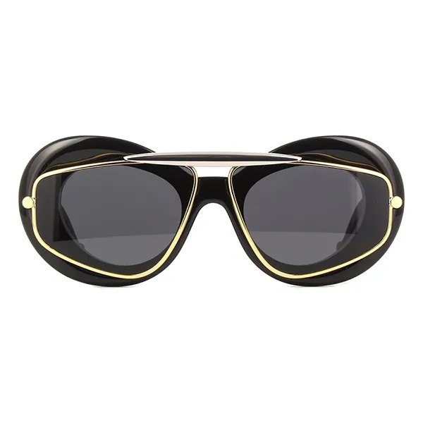 Kính Mát Loewe Double Frame LW40120I 01A Màu Đen Vàng