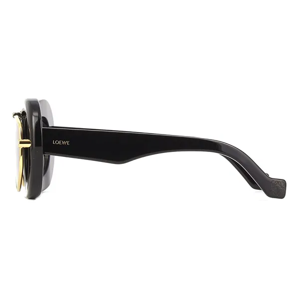 Kính Mát Loewe Double Frame LW40120I 01A Màu Đen Vàng