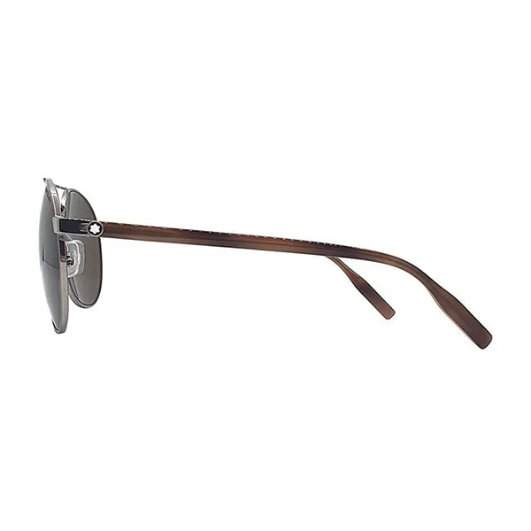 Kính Mát Montblanc Sunglasses MB0122S-002 51 Màu Nâu/Xanh - Kính mắt - Vua Hàng Hiệu