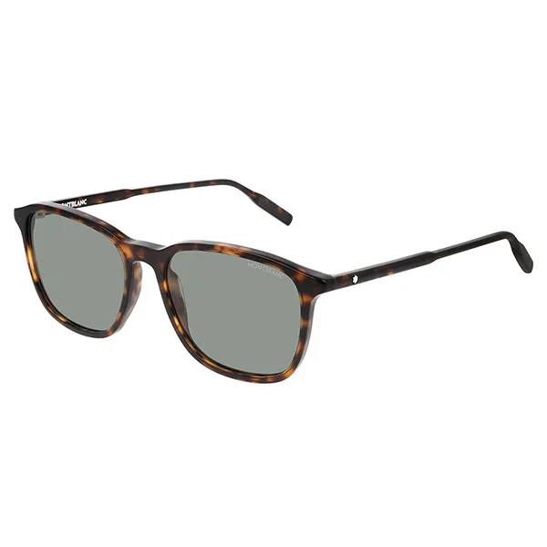 Kính Mát Montblanc Sunglasses MB0082S 002 53 Màu Nâu/Xanh