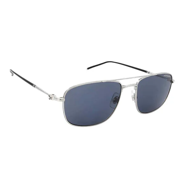 Kính Mát Montblanc Sunglasses MB0127S-001 56 Màu Xanh Xám