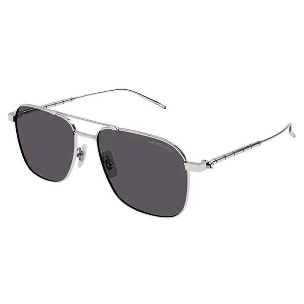 Kính Mát Nam Montblanc MB0214S-001 58 Sunglasses Màu Xám Đậm