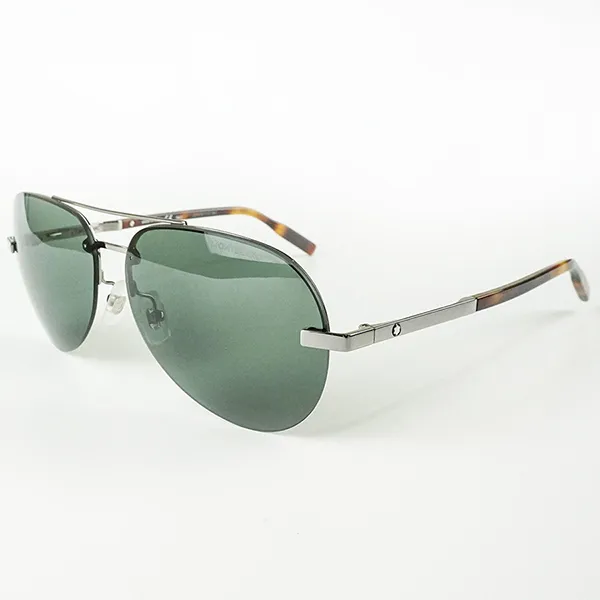Kính Mát Nam Montblanc Sunglasses MB0018S-007 62 Màu Xanh Bạc - Kính mắt - Vua Hàng Hiệu