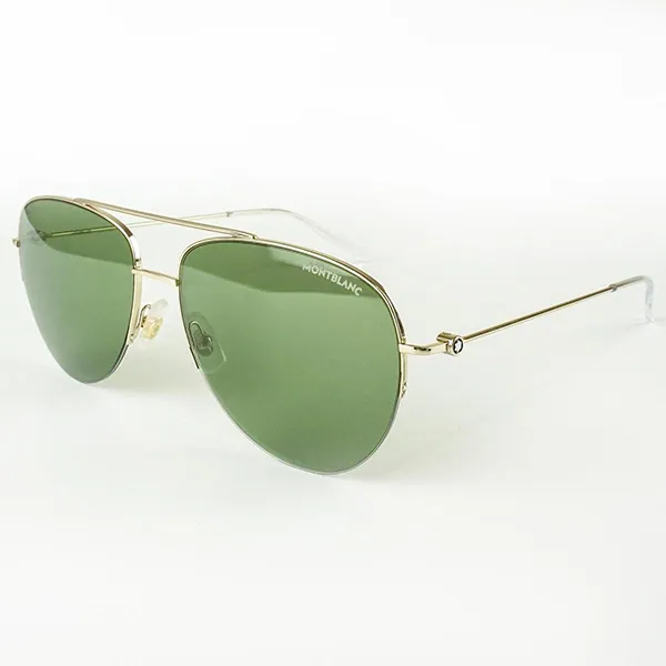 Kính Mát Nam Montblanc Sunglasses MB0074S-002 59 Màu Xanh Green - Kính mắt - Vua Hàng Hiệu