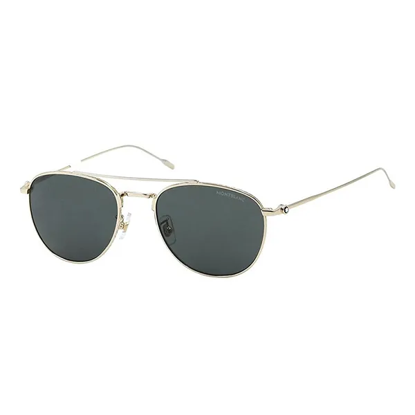 Kính Mát Nam Montblanc Sunglasses MB0211S-005 55 Màu Xám Đậm - Kính mắt - Vua Hàng Hiệu