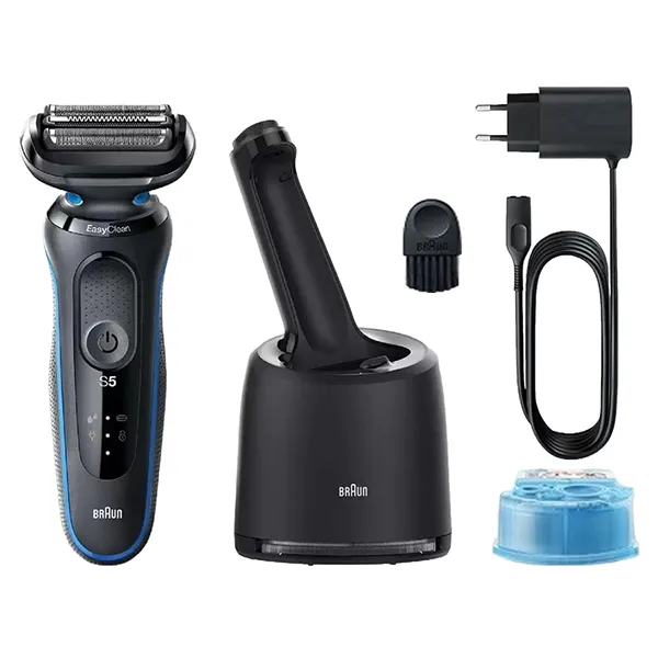 Máy Cạo Râu Braun Series 5 50-B7000CC Màu Đen Phối Xanh Dương - Máy chăm sóc da - Vua Hàng Hiệu