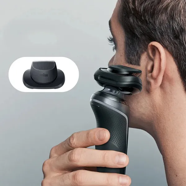 Máy Cạo Râu Braun Series 6 61-N1200S Màu Xanh Đen - Máy chăm sóc da - Vua Hàng Hiệu