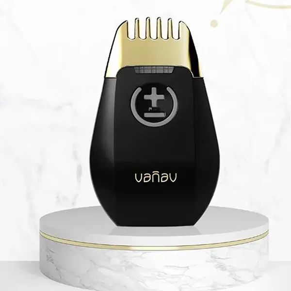 Máy Massage Da Đầu Vanav Time Machine Golden Brush Màu Đen