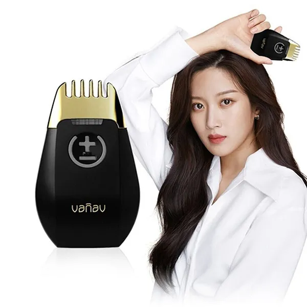 Máy Massage Da Đầu Vanav Time Machine Golden Brush Màu Đen