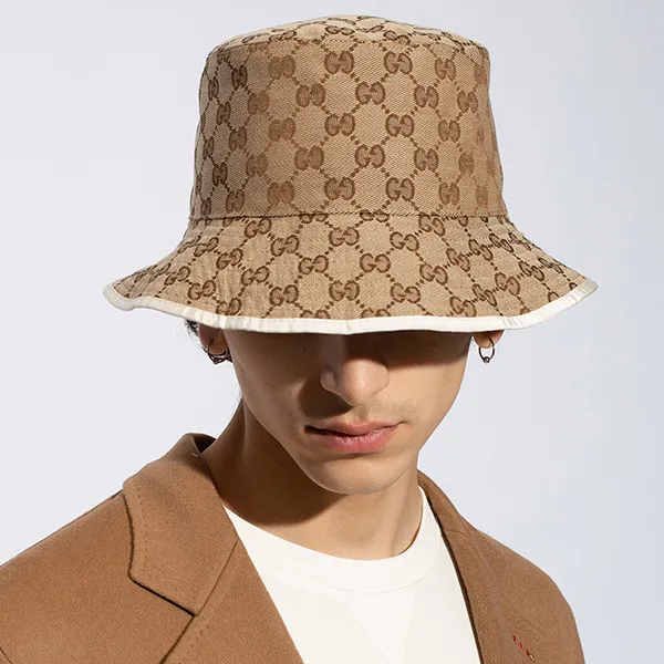 Mũ Gucci Beige Reversible Bucket Hat 768481 4HA6Z-9078 Màu Beige Size S - Mũ nón - Vua Hàng Hiệu