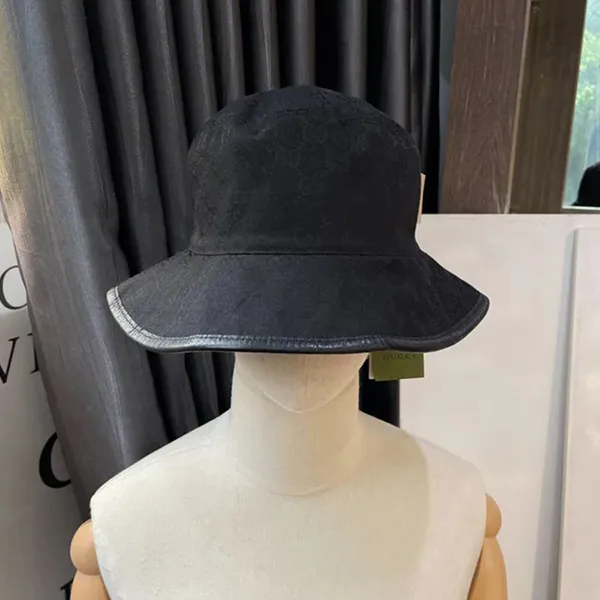 Mũ Gucci Reversible GG Supreme Bucket Hat Đội 2 Mặt (Ghi- Đen) - Mũ nón - Vua Hàng Hiệu