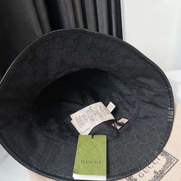 Mũ Gucci Reversible GG Supreme Bucket Hat Đội 2 Mặt (Ghi- Đen) - Mũ nón - Vua Hàng Hiệu