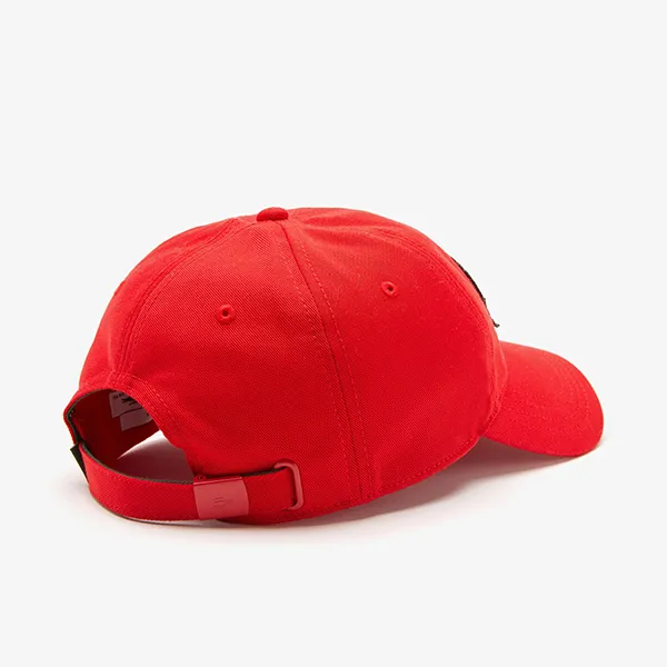 Mũ Lacoste Unisex Contrast Badge Cap RK1503 240 Màu Đỏ - Mũ nón - Vua Hàng Hiệu