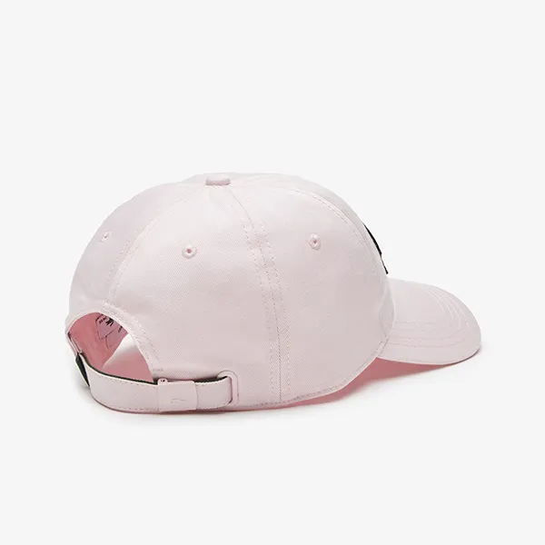 Mũ Lacoste Unisex Contrast Badge Cap RK1503 Màu Hồng