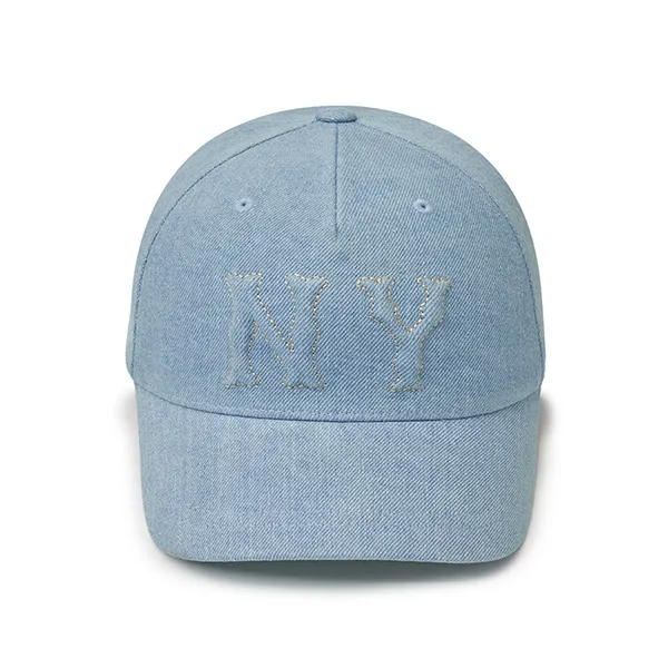 Mũ MLB Embo Logo Denim New York Yankees Ball Cap 3ACPDM04N-50BLL Màu Xanh Nhạt - 3