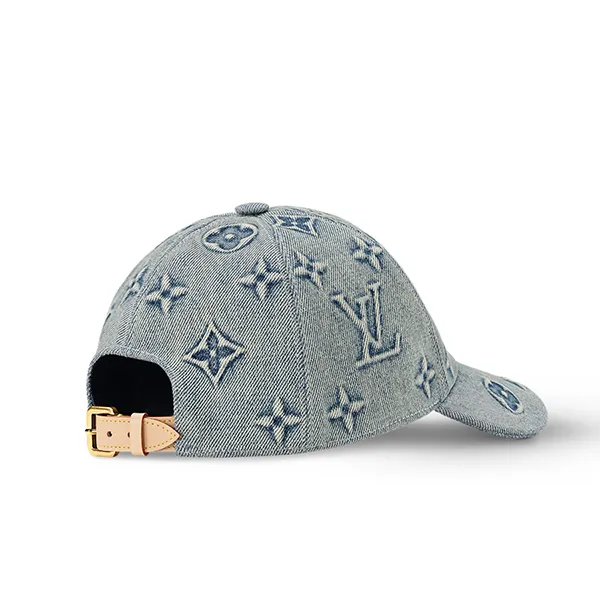 Mũ Nam Louis Vuitton LV Monogram Washed Denim Cap M7156L Màu Xanh Nhạt Size M - Mũ nón - Vua Hàng Hiệu