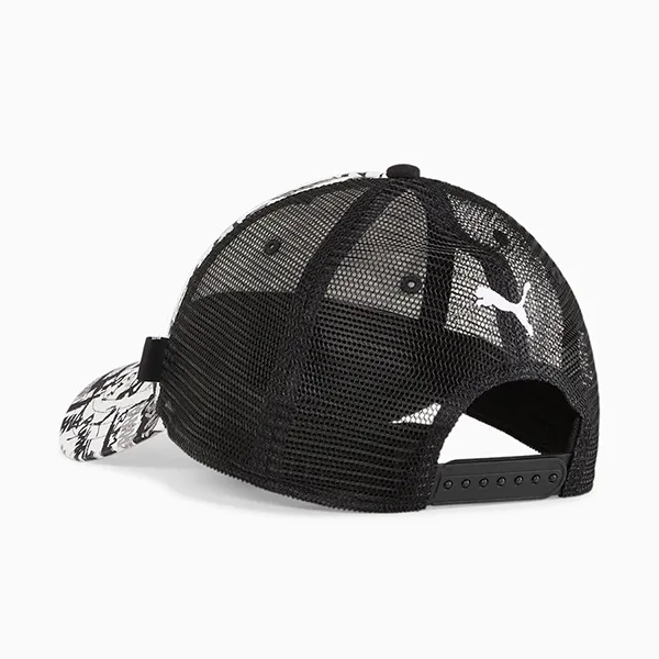 Mũ Puma Academy Printed Trucker Cap 024362 11 Màu Đen Trắng - Mũ nón - Vua Hàng Hiệu
