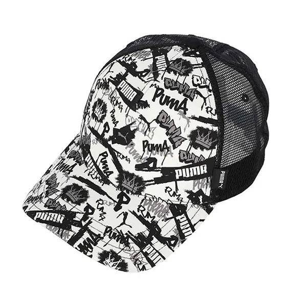 Mũ Puma Academy Printed Trucker Cap 024362 11 Màu Đen Trắng - Mũ nón - Vua Hàng Hiệu