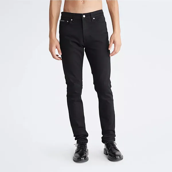 Quần Jean Nam Calvin Klein CK Skinny Fit Forever Black Jeans SP40590772 40JP780 Màu Đen Size 32 - Thời trang - Vua Hàng Hiệu