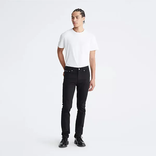 Quần Jean Nam Calvin Klein CK Skinny Fit Forever Black Jeans SP40590772 40JP780 Màu Đen Size 32 - Thời trang - Vua Hàng Hiệu